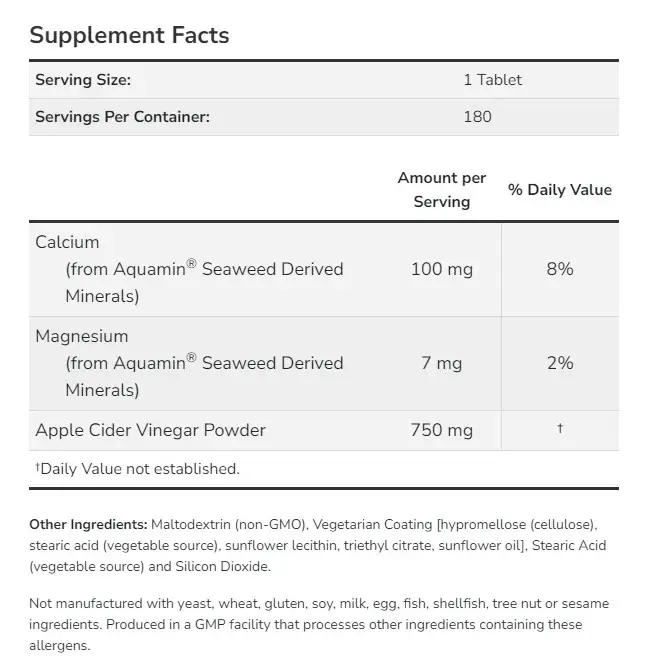 750mg Extra Strength - 180 tabs - Nuvalia