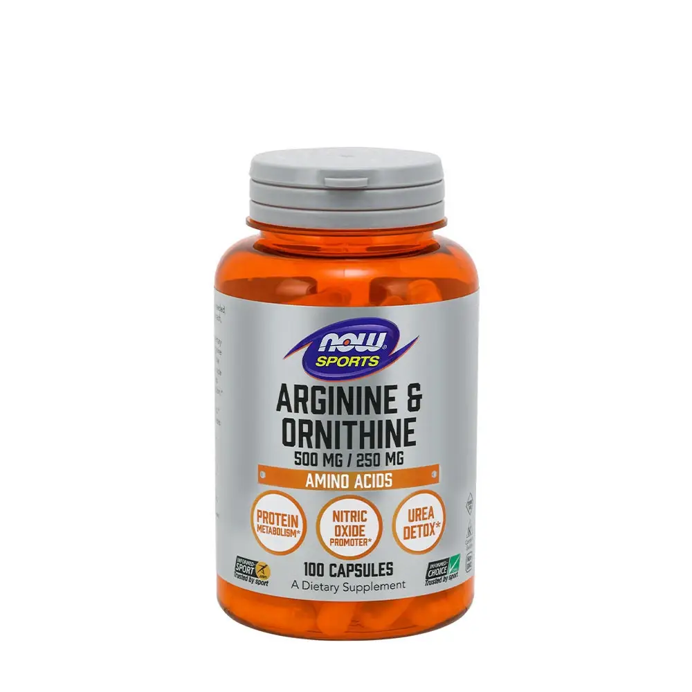 Arginine & Ornithine 500/250 mg capsules - Nuvalia