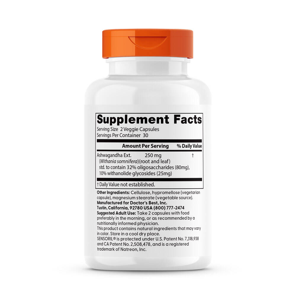 Ashwagandha med Sensoril, 125mg – 60 vcaps - immagine 5