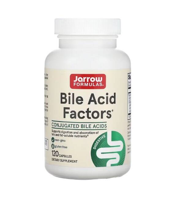 Fattori degli acidi biliari - 120 capsule - Nuvalia