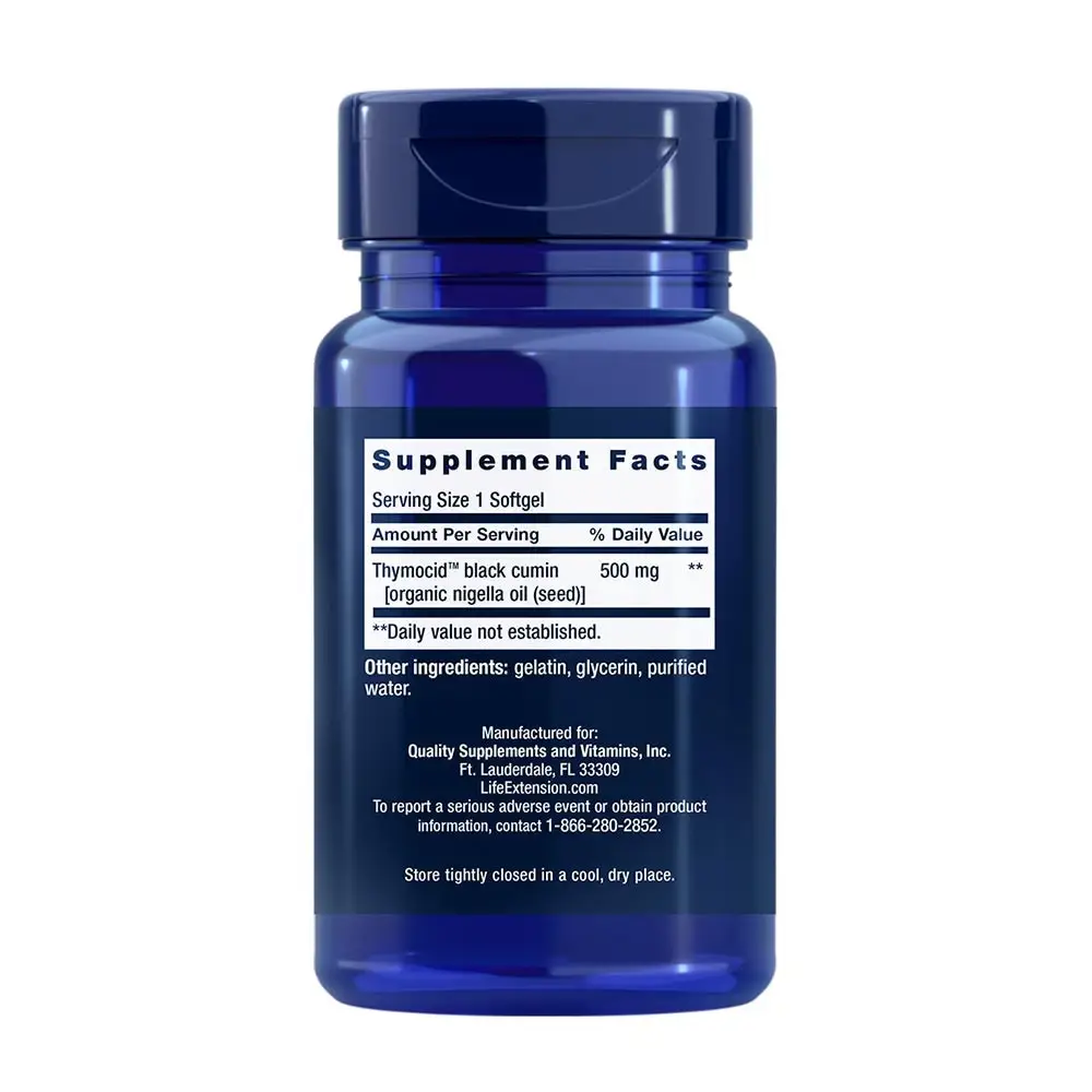 Black Cumin Seed Oil – 60 softgel - immagine 2