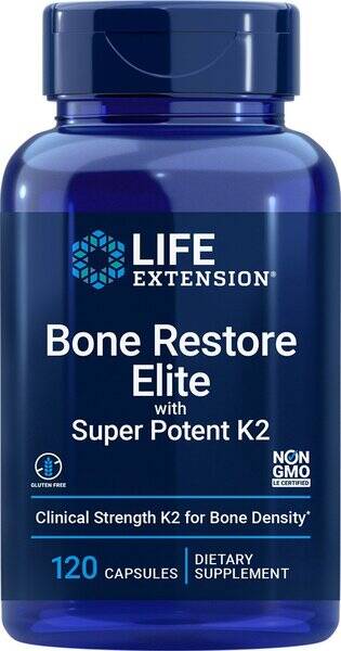 Bone Restore Elite con Super Potent K2 - 120 capsule - Nuvalia