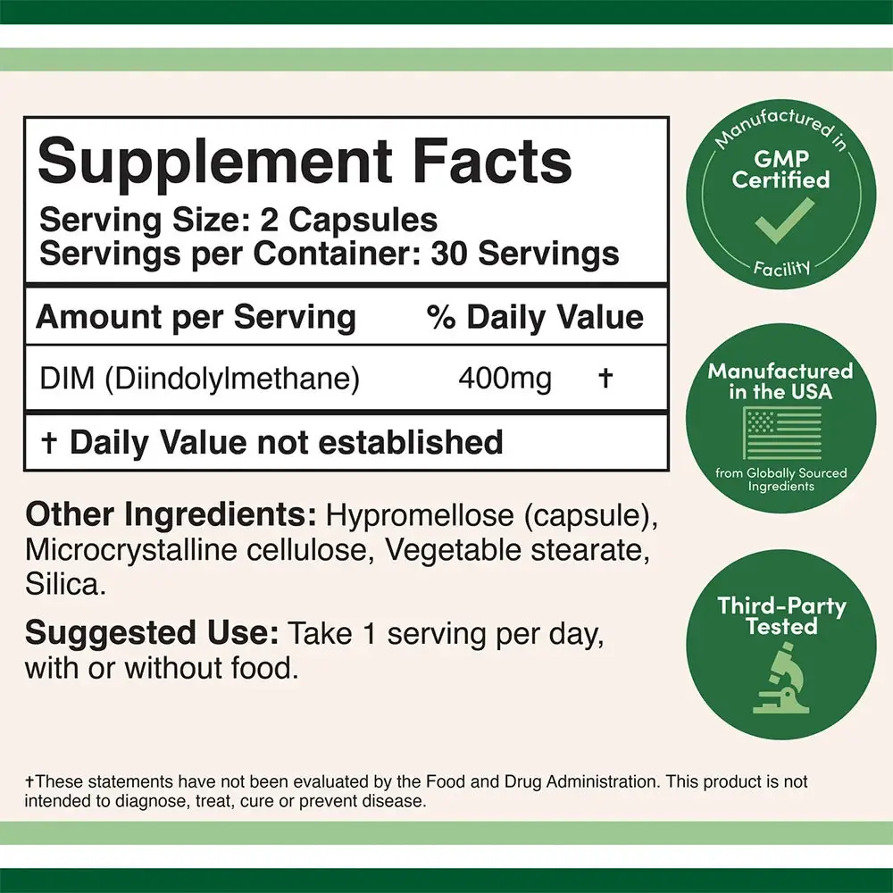 Double Wood Supplements DIM (60 Capsule) - immagine 2