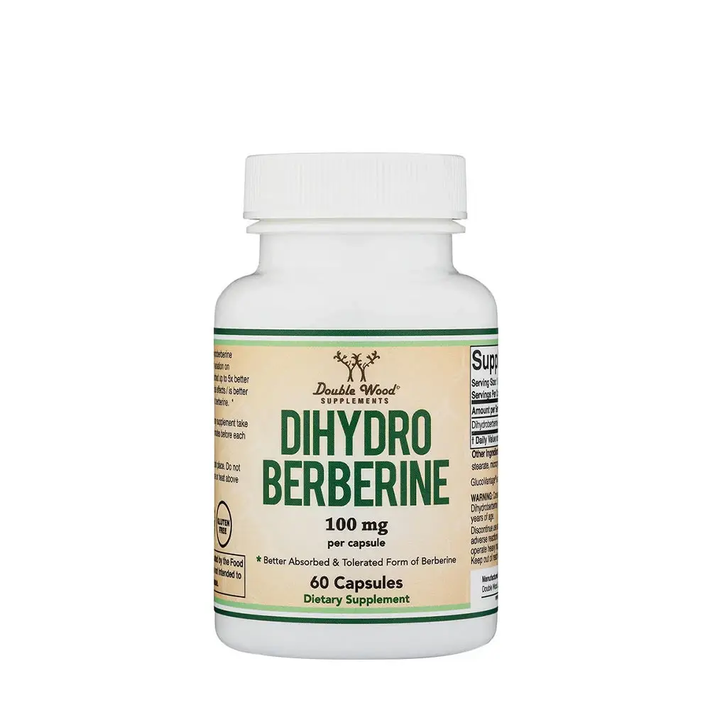 Integratori Double Wood con diidroberberina (60 capsule) - Nuvalia
