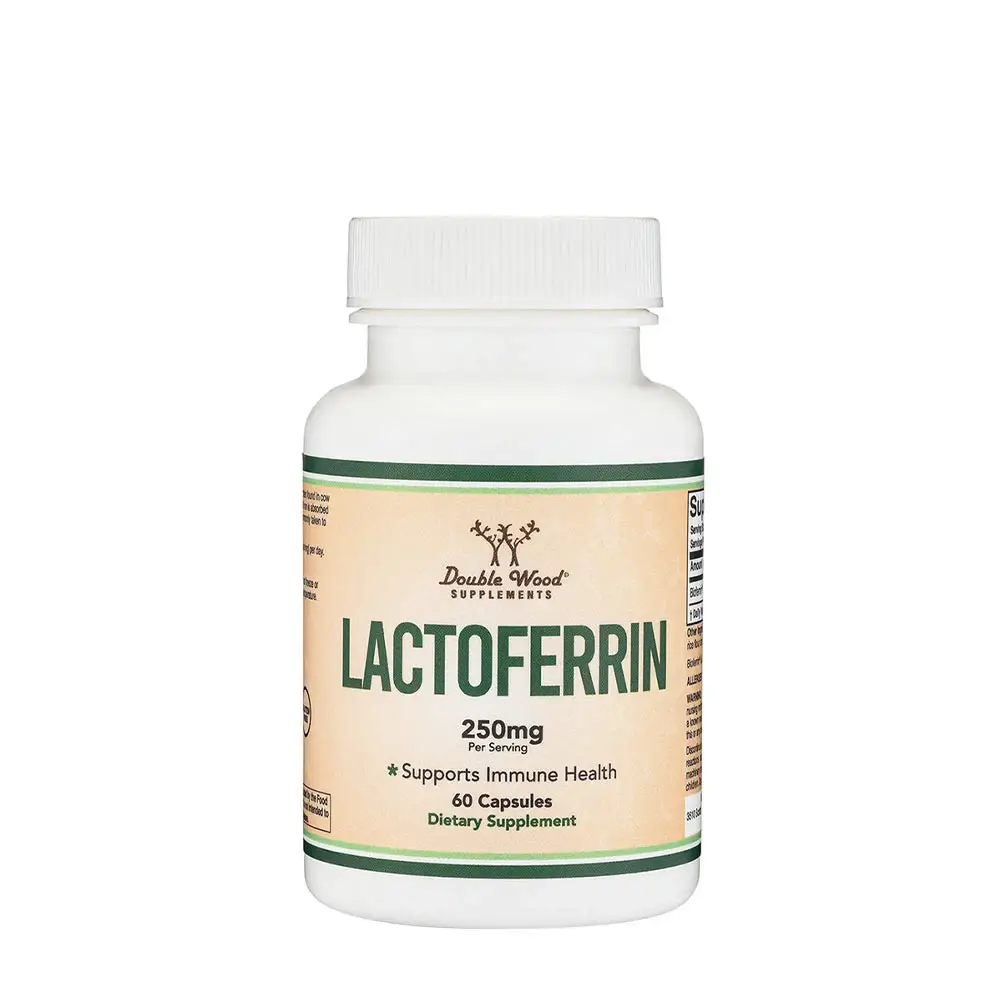 Integratori Double Wood alla lattoferrina (60 capsule) - Nuvalia