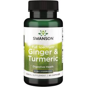 Zenzero e curcuma - 60 capsule - Nuvalia