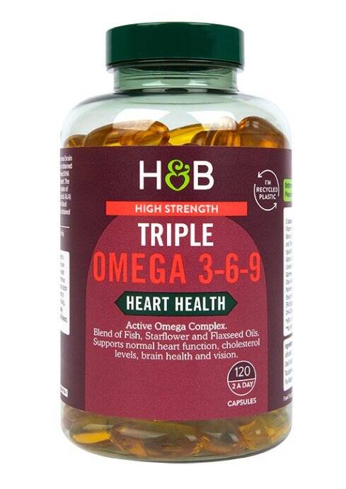 Triple Omega 3-6-9 ad alta concentrazione - 120 capsule - Nuvalia
