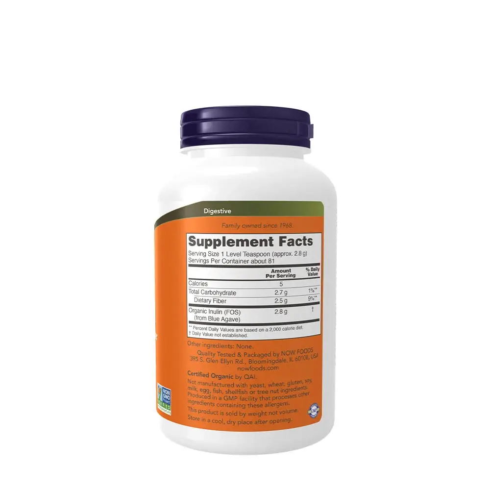 Inulin Prebiotic Pure Powder – 227g - immagine 2