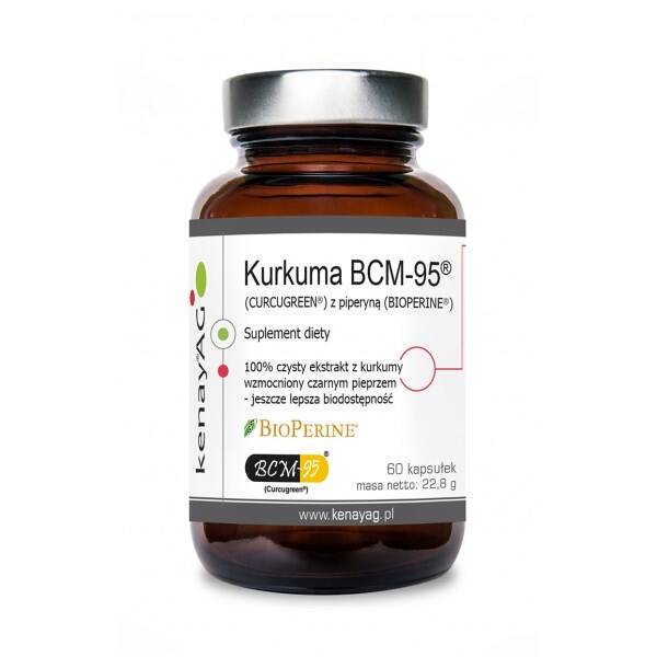 KENAY Curcumin BCM-95 with Piperine (60 caps) - Nuvalia