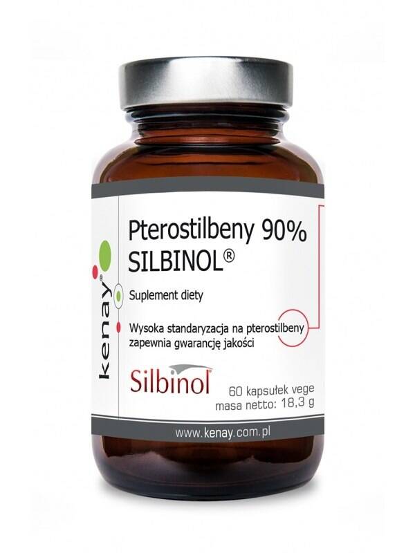 KENAY Pterostilbene 90% SILBINOL (60 caps) - Nuvalia