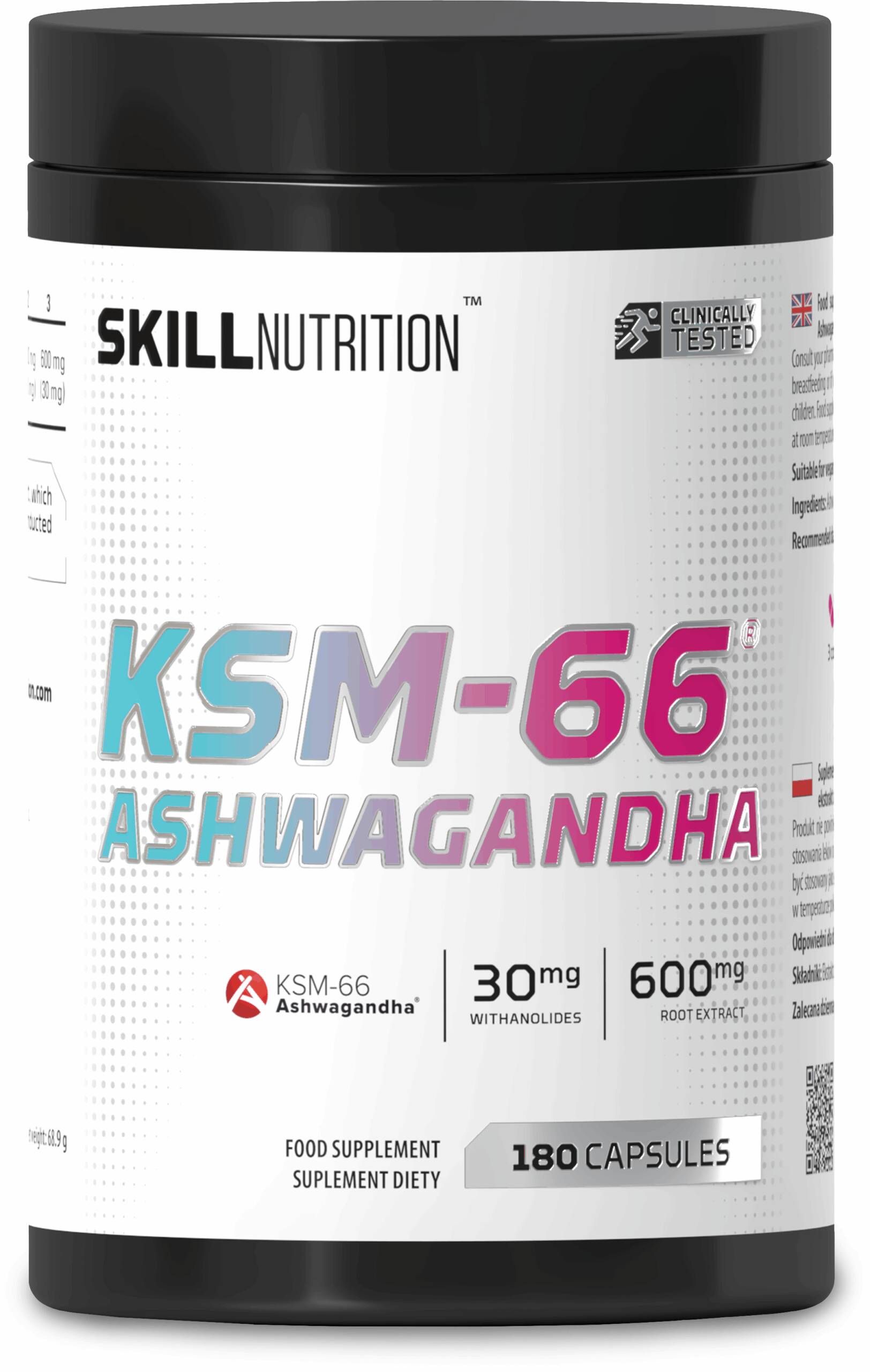 KSM-66 Ashwagandha - 180 vegan caps - Nuvalia