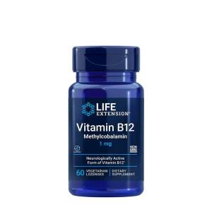 Life Extension - Vitamin B12 Methylcobalamin 1 mg (60 Lozenges) - Nuvalia