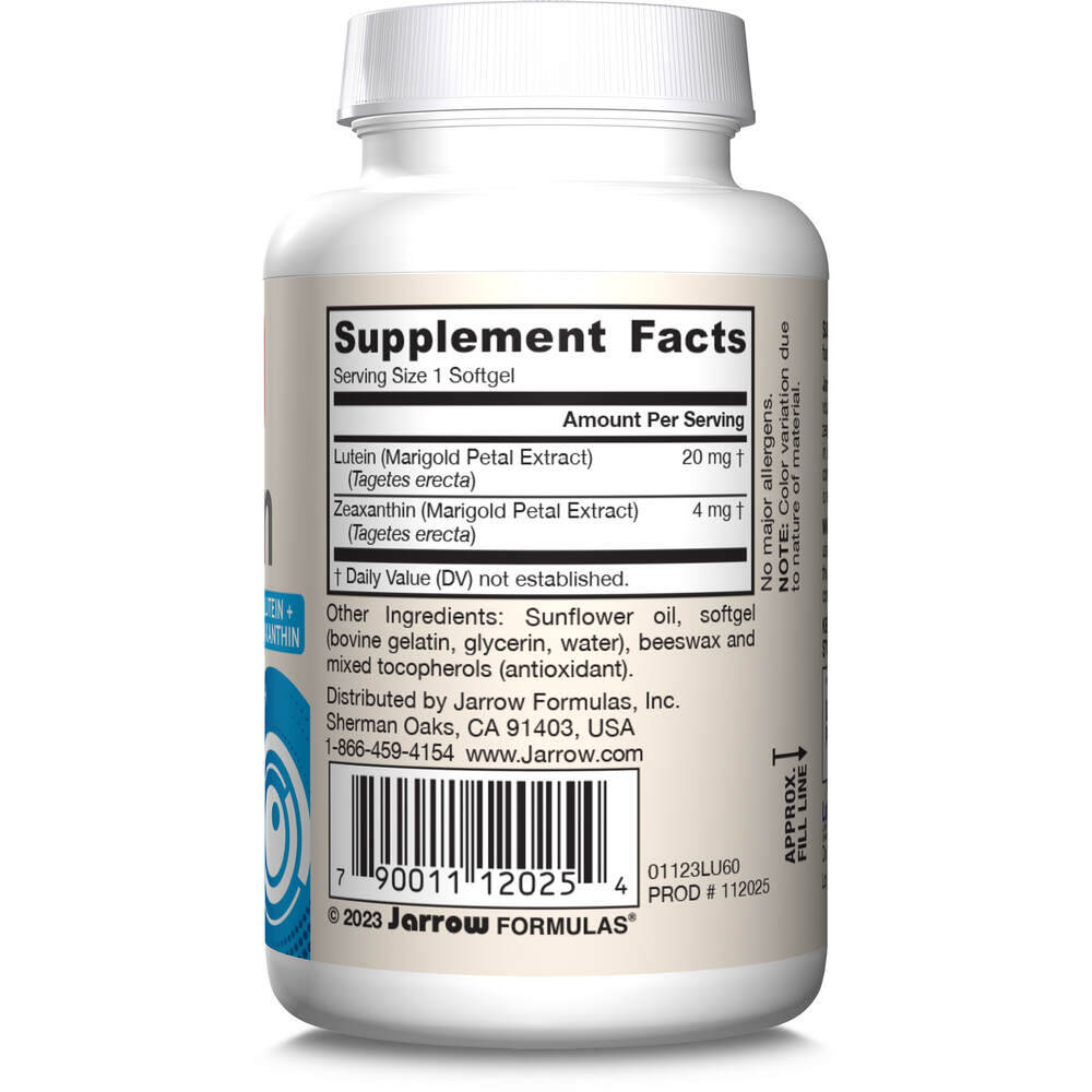 Luteina, 20mg – 60 softgel - immagine 3