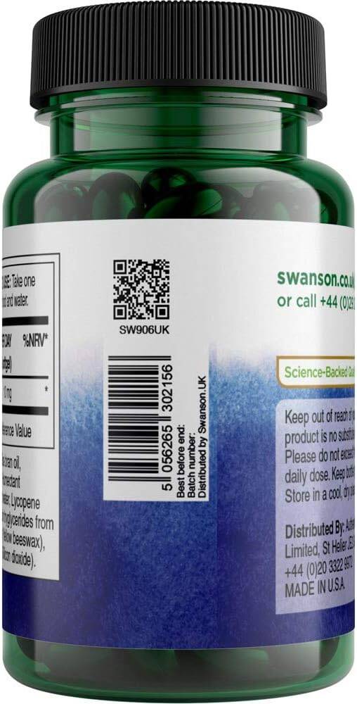 Lycopene, 10mg – 120 softgels - immagine 4