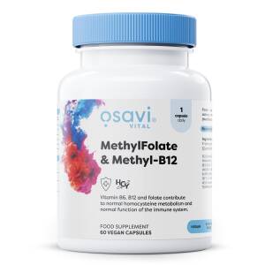 MethylFolate & Methyl-B12 - 60 vegan caps - Nuvalia
