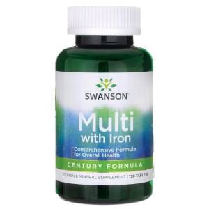 Multivitaminico con ferro - Century Formula - 130 compresse - Nuvalia