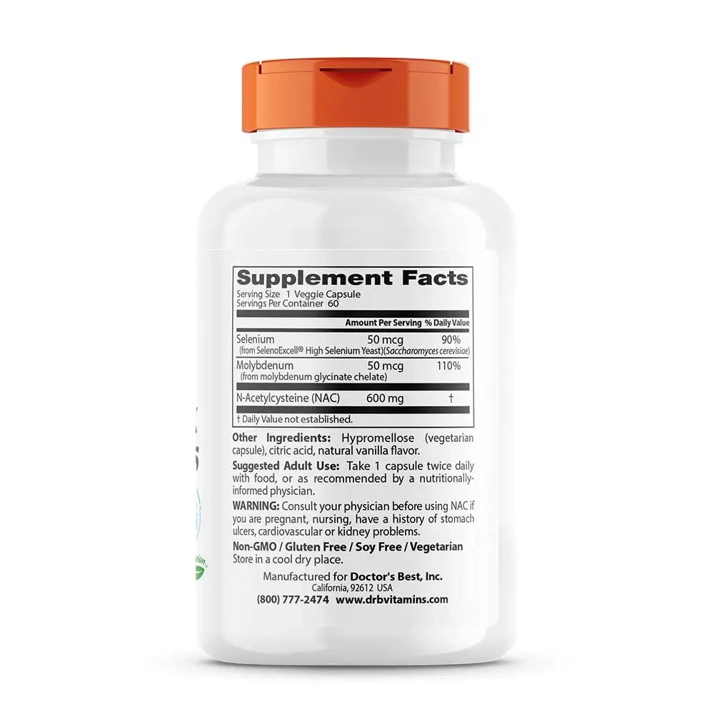 NAC Detox Regulators – 60 vcaps - immagine 2
