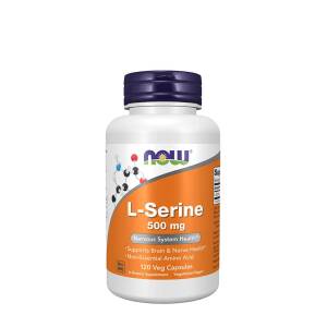 NOW L-Serine 500 mg (120 Capsules) - Nuvalia