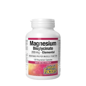 Natural Factors Magnesio bisglicinato puro 200 mg (120 capsule) - Nuvalia