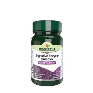 Natures Aid Digestive Enzyme Complex (60 Tablets) - Nuvalia