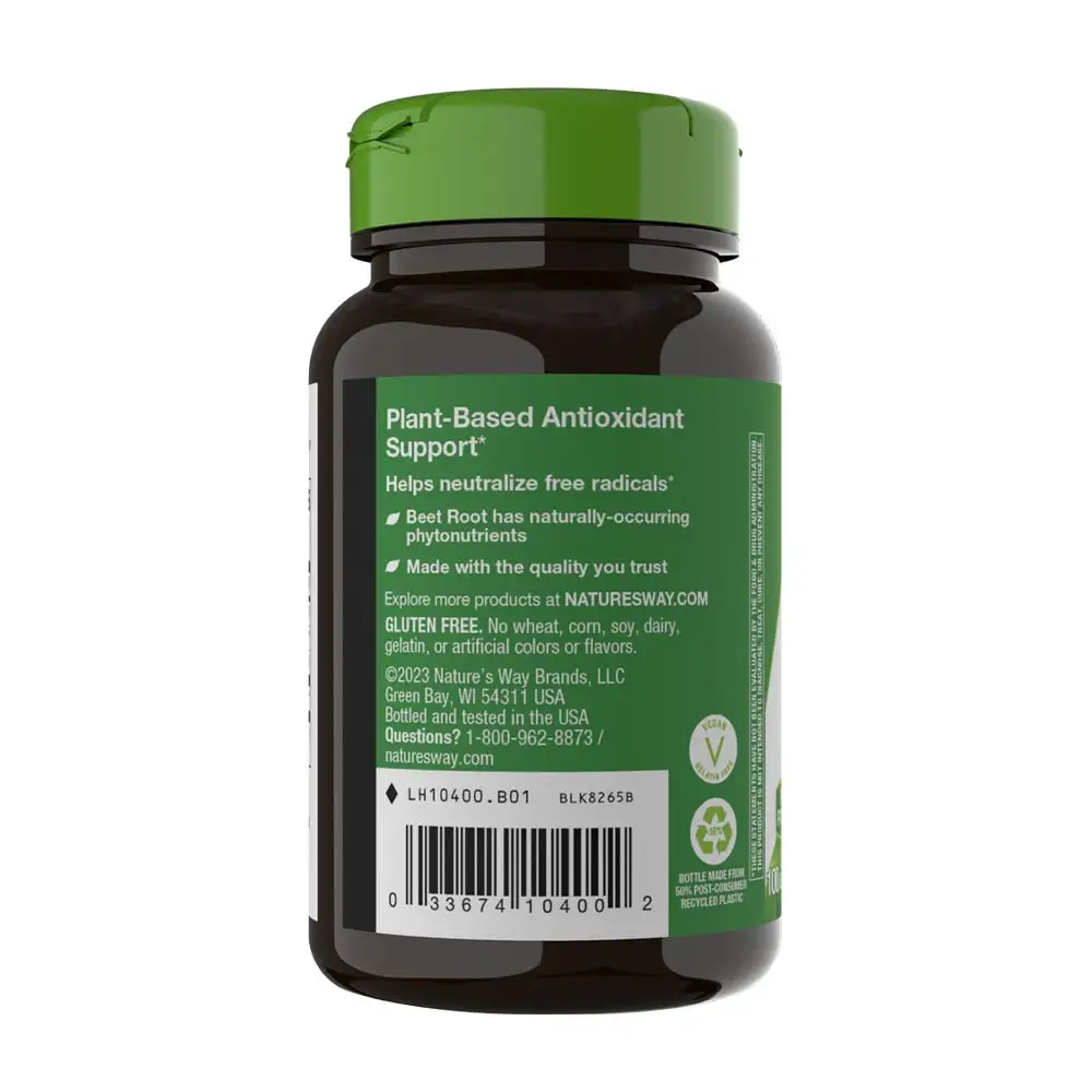 Natures Way Beet Root (100 Capsule) - immagine 3