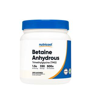 Nutricost Betaine Anhydrous (TMG) Powder (500 g) - Nuvalia