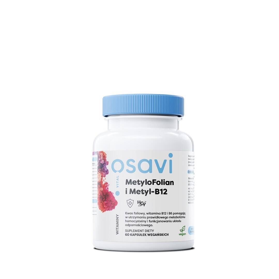 OSAVI Metilfolato e Metil-B12 (60 capsule) - Nuvalia