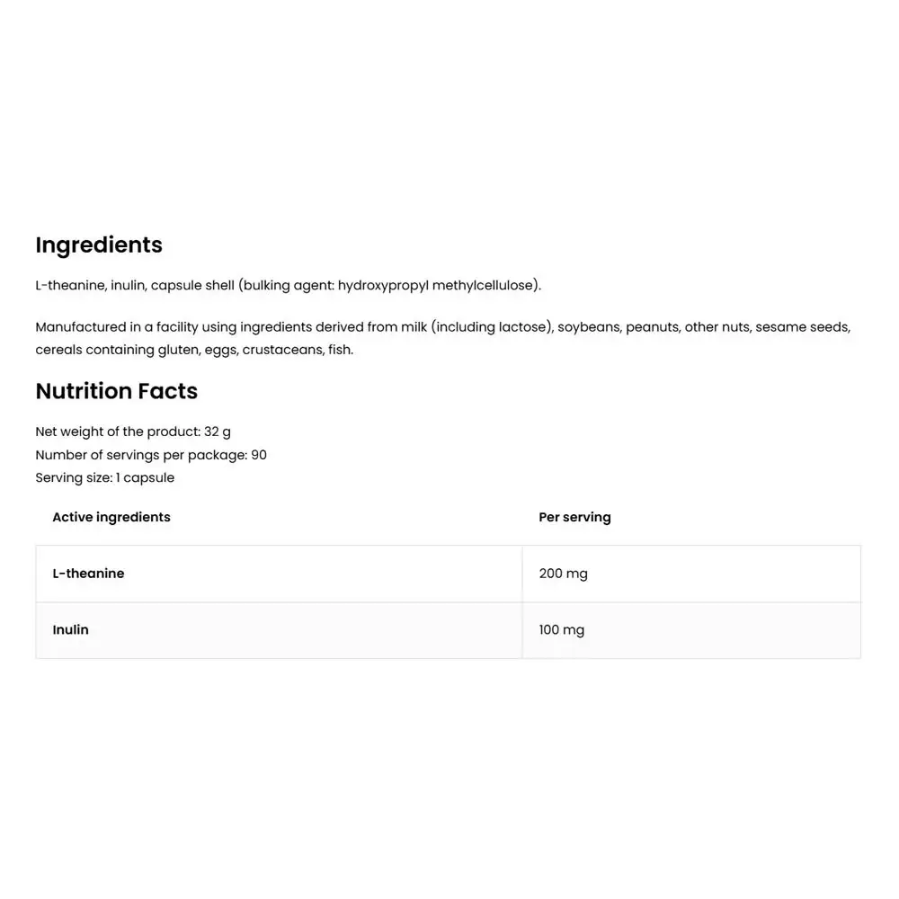 OSTROVIT L-Theanine (90 capsule) - immagine 2
