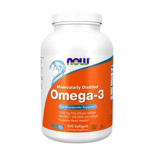 Olio di pesce ricco di omega-3