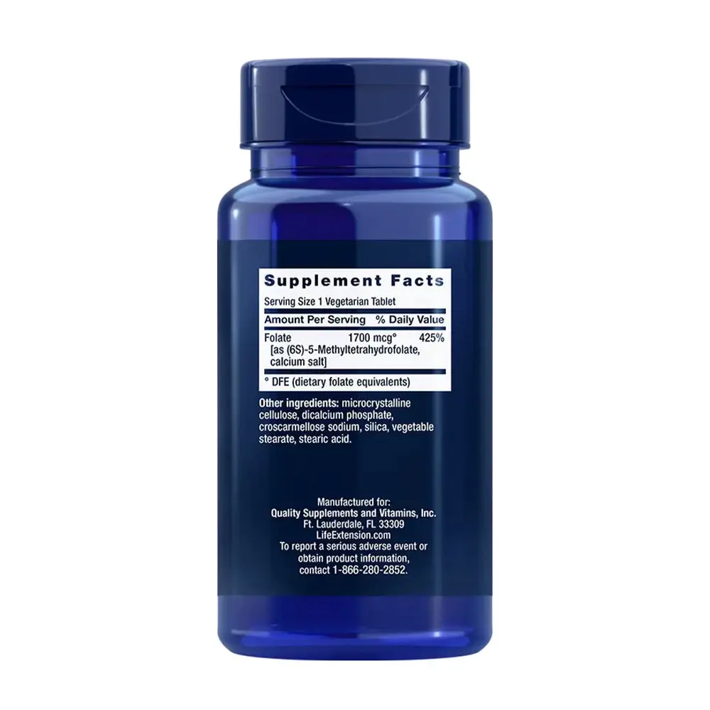 1700mcg - 100 vegetarian tabs - Nuvalia