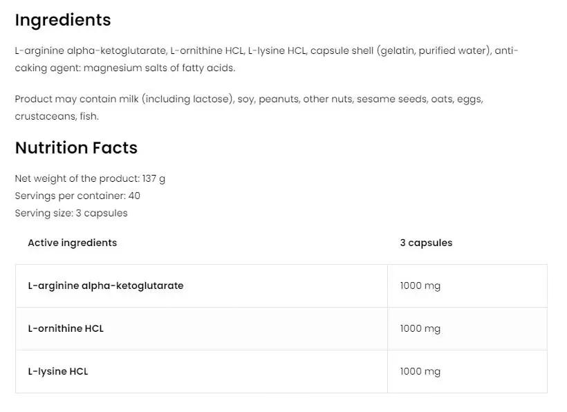 Ostrovit AOL 3000 MG (120 Capsule) - immagine 2