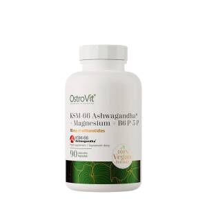 Ostrovit KSM-66 Ashwagandha® + Magnesium + B6 P-5-P (90 Veg Capsules) - Nuvalia