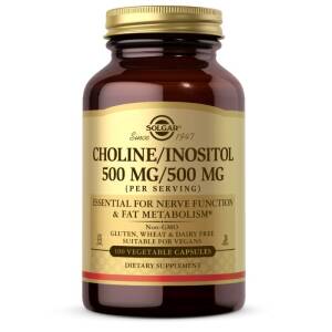 SOLGAR Colina / Inositolo (100 capsule) - Nuvalia