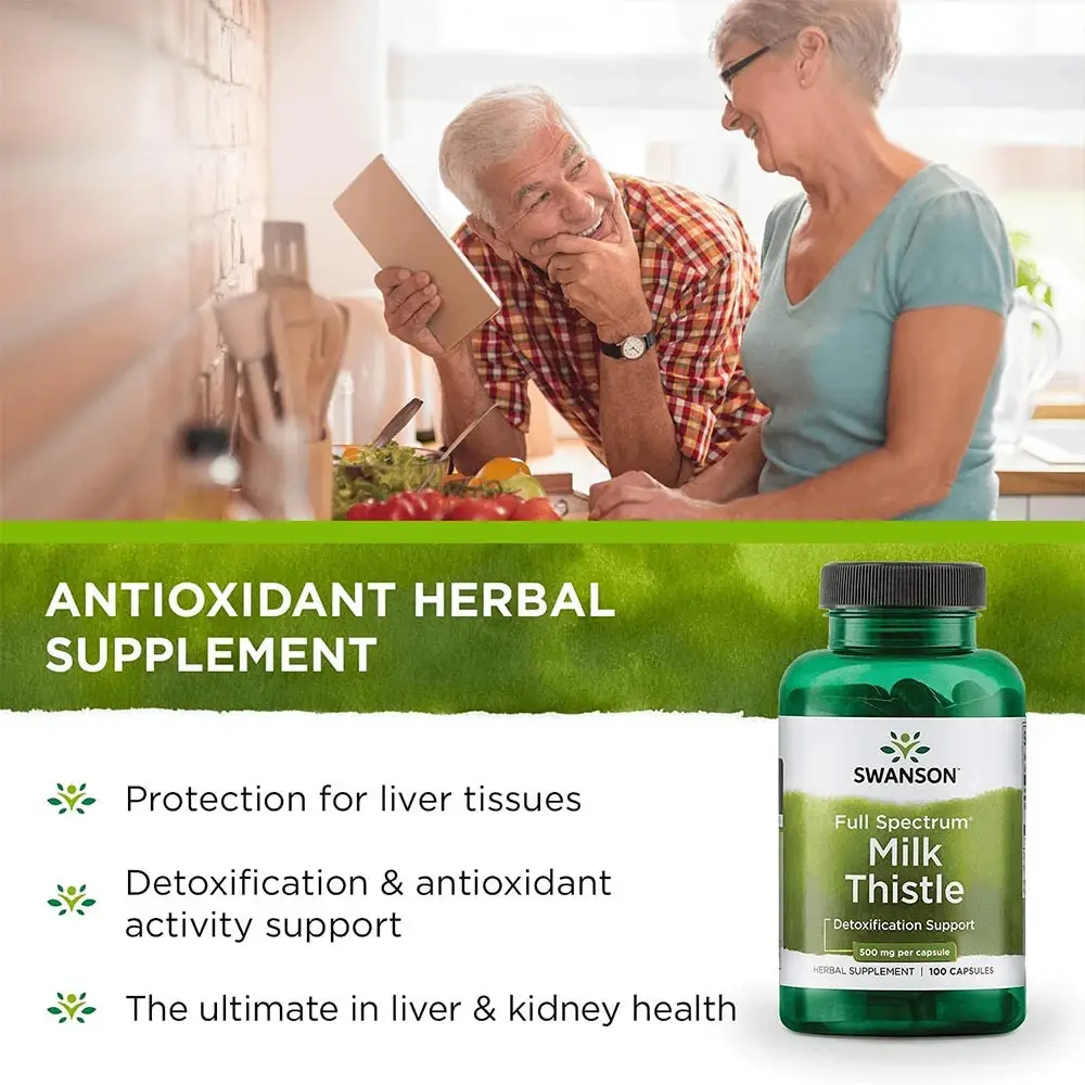 SWANSON FS Milk Thistle 500mg 100 capsule - immagine 7