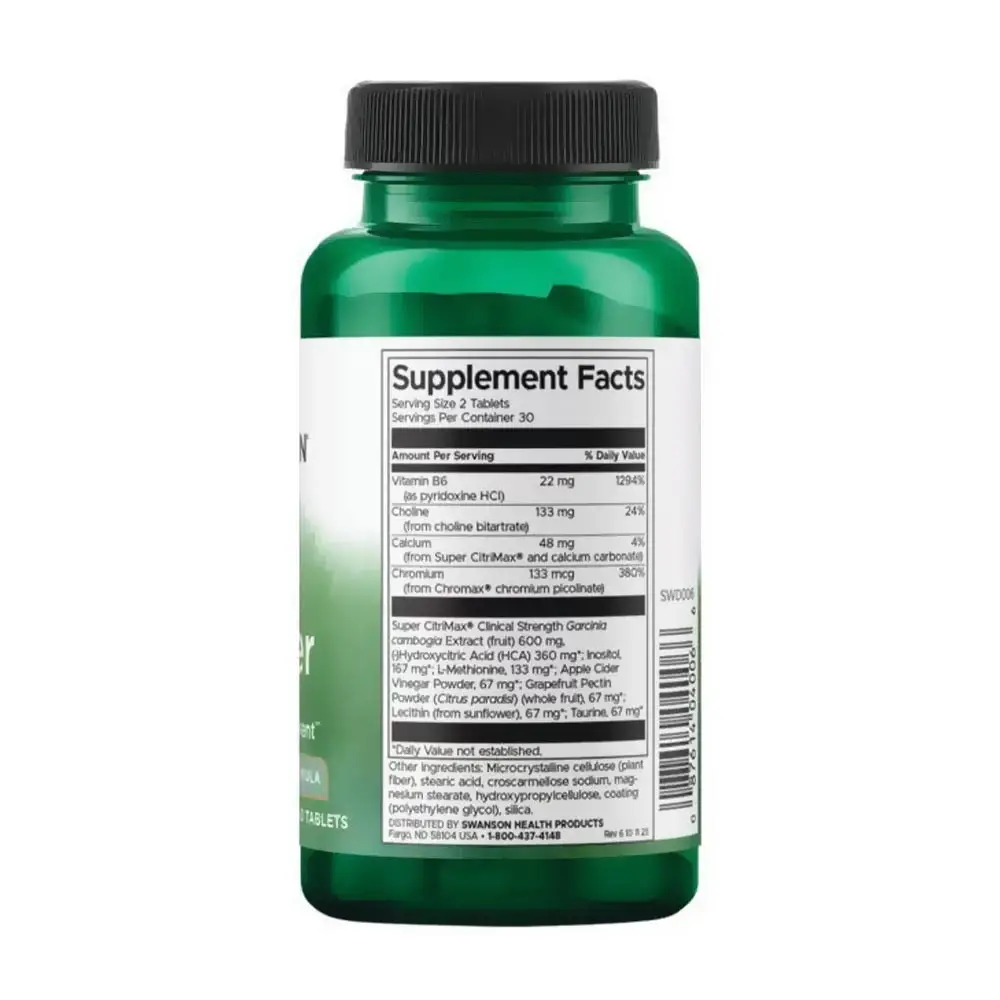 SWANSON Fat Burner 60 compresse - immagine 2