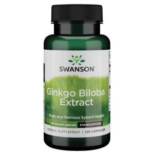SWANSON Ginkgo Biloba estratto GinkgoSelect 60 mg 120k - Nuvalia