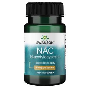 SWANSON NAC (N-acetylocysteina) 150mg 100caps - Nuvalia