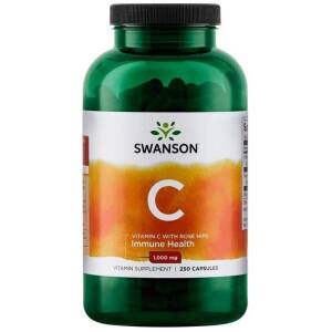 SWANSON Witamina C1000 + dzika ró¿a 250 kaps - Nuvalia