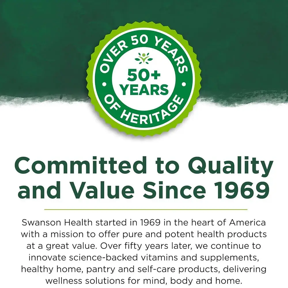 SWANSON Vitamina K2 naturale 100mcg - 30 caps - immagine 3