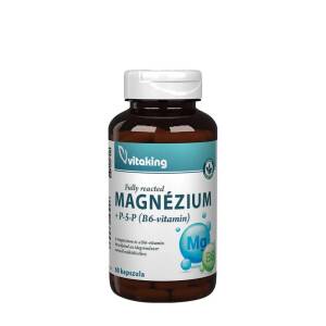 Vitaking Magnesium Bisglycinate + Vitamin B6 (P5P) (60 Capsules) - Nuvalia