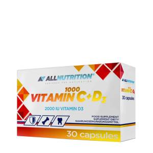 Vitamin C 1000 + D3 - 30 caps - Nuvalia