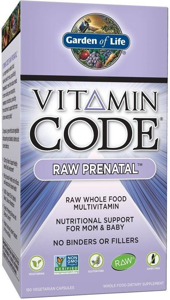 Vitamin Code Raw Prenatal - 180 vcaps - Nuvalia