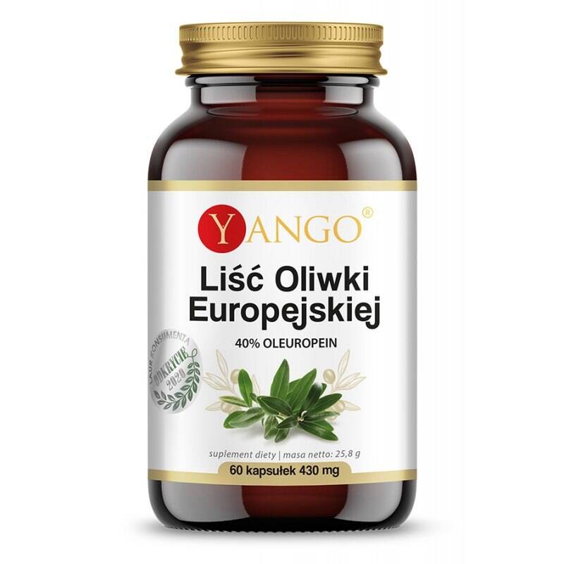 YANGO European Olive Leaf - 40% oleuropein (60 caps) - Nuvalia