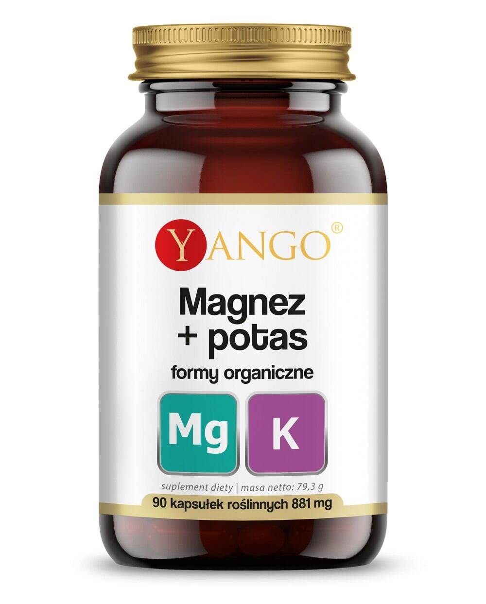 YANGO Magnesium + Potassium (90 caps) - Nuvalia