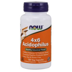 Acidophilus 4X6 - 120 vcaps - Nuvalia