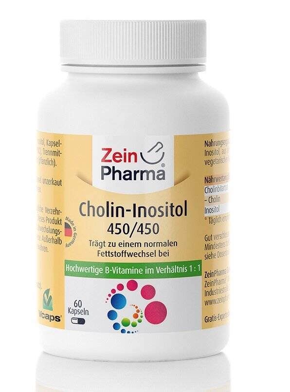 Choline-Inositol 450/450mg - 60 caps - Nuvalia