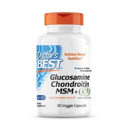 Glucosamine Chondroitin MSM + UC-II - 90 vcaps - Nuvalia