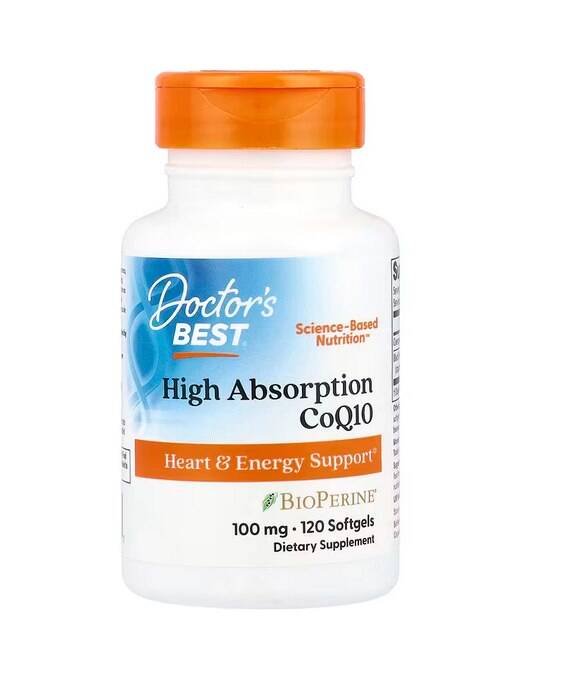 CoQ10 ad alta biodisponibilitĂ con BioPerine