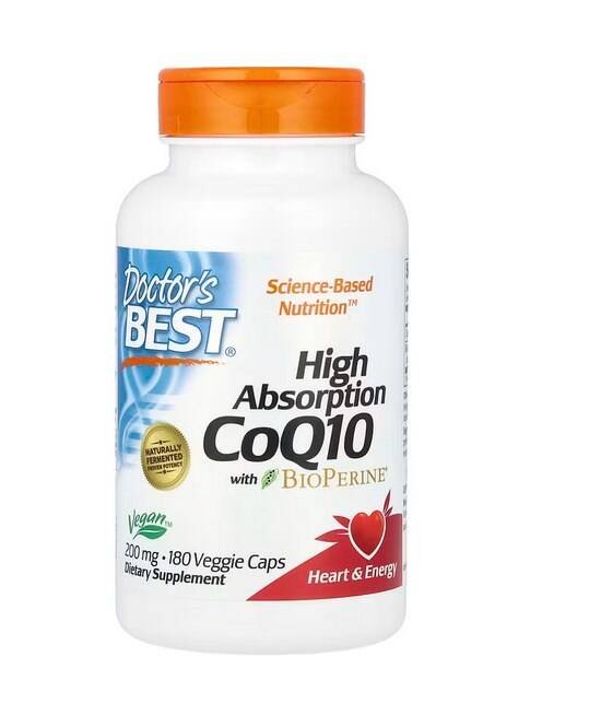 CoQ10 ad alta biodisponibilitĂ con BioPerine