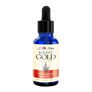 I LOVE HERRBS - KIDNEY Gold Drops NERKI I PĘCHERZ MOCZOWY (50 ml) - Nuvalia